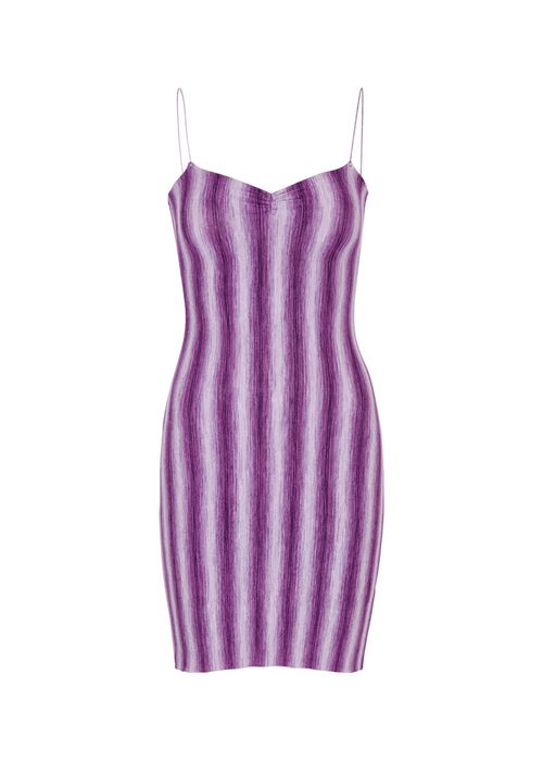 Gimaguas | Simi Striped Stretch-knit Mini Dress | Realry