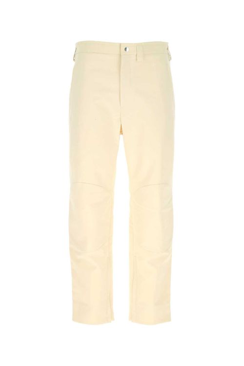 Cotton Trousers — Beige