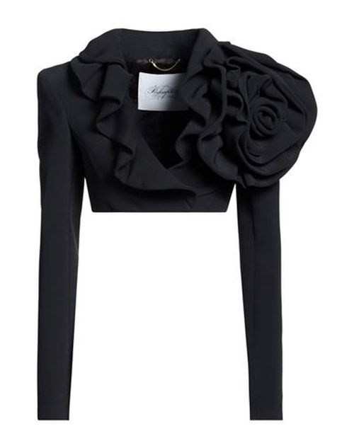 Woman Jacket Black Size 4 Viscose, Elastane