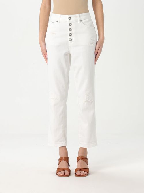 Jeans Woman color White