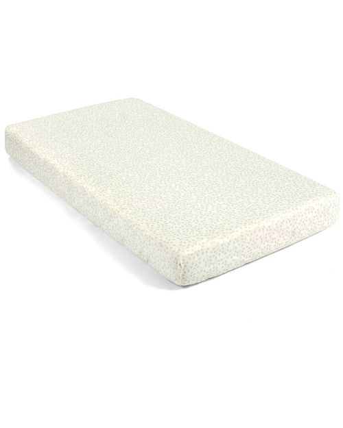 Lush Decor Farmhouse Leaf Branch Soft & Plush Fitted Crib Sheet