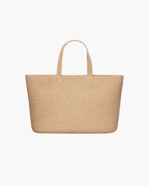 Sinclair Tote Bag - Jumbo, Water-Repellent Canvas Lining, Zip-Top Closure, Recycled Material, Original Peanut Color