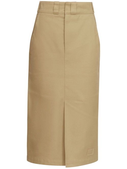High-rise midi skirt - Neutrals