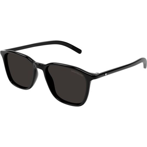 Montblanc Man Montblanc MB0325S 001 Sunglasses Black Grey Round