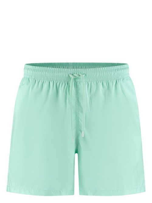 Logo-patch swim shorts - Green