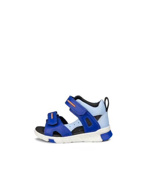 Mini Stride Sandal - Kids' Leather Sandal - Blue