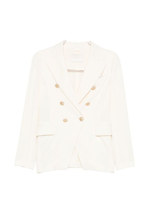Cotton Double-breasted Jacket