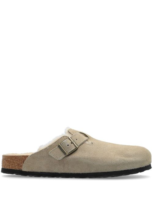 Boston suede slippers - Neutrals