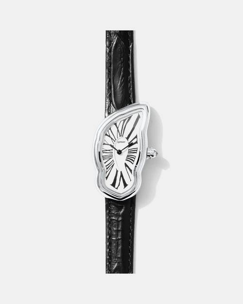 Melting Watch Large Silver