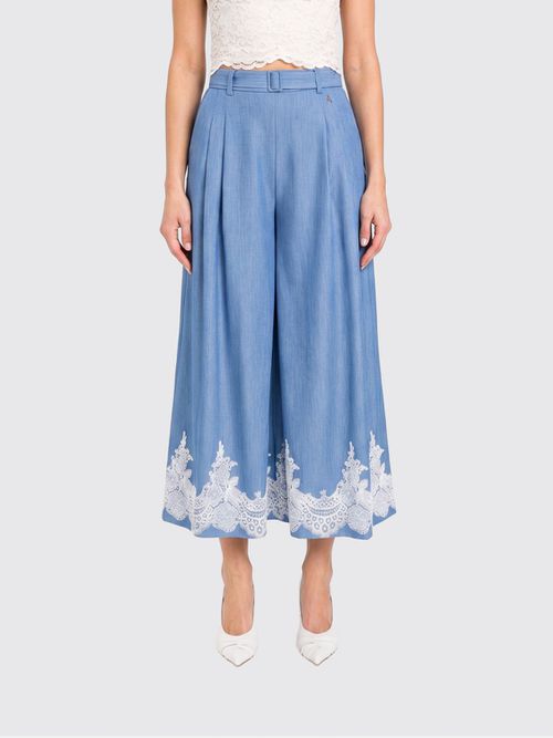 Pants Woman color Blue