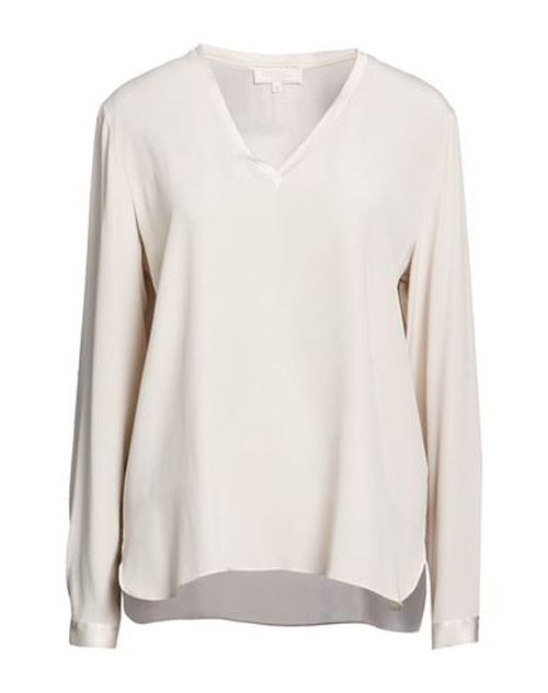 Woman Top Light grey Size 8 Silk, Elastane
