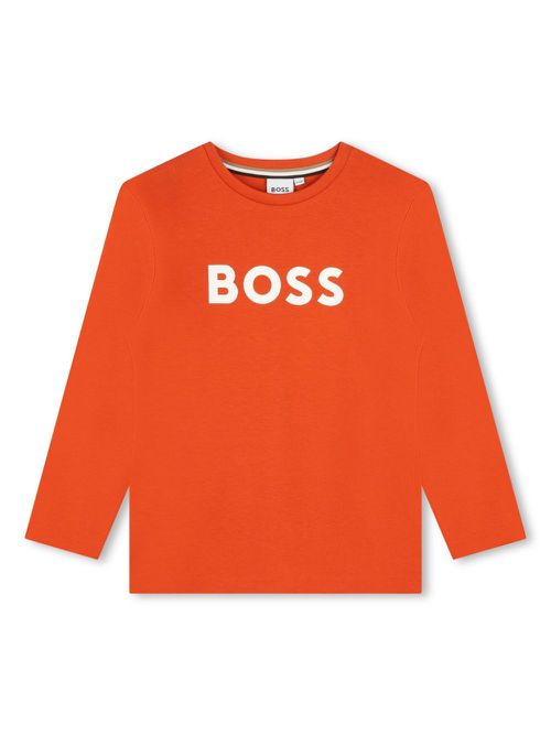 Logo-print cotton T-shirt - Red