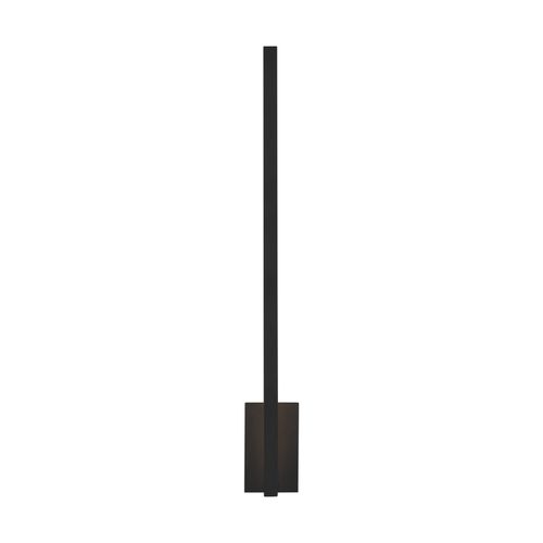 Stagger 1-Light 25.10"H LED Wall Sconce in Nightshade Black