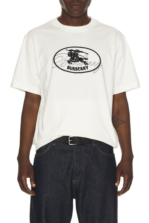 Burberry SHIRTKLEIDER in Kreidefarben - White. L also in M, XL/1X, XXL/2X
