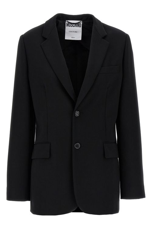 Single-Breasted Martingale Blazer