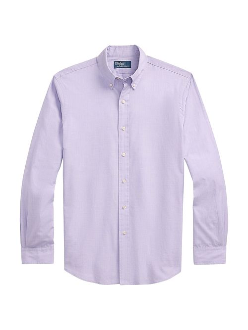 Men's Classic-Fit End-On-End Shirt - Lavender White