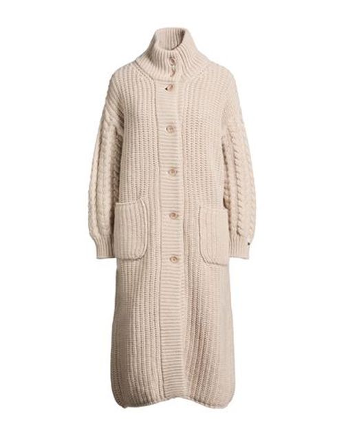 Woman Coat Light grey Size 10 Wool