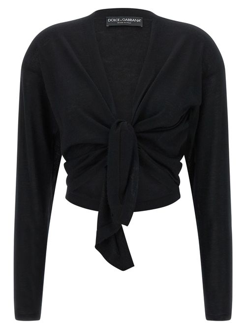 100% Cashmere Cardigan — Black