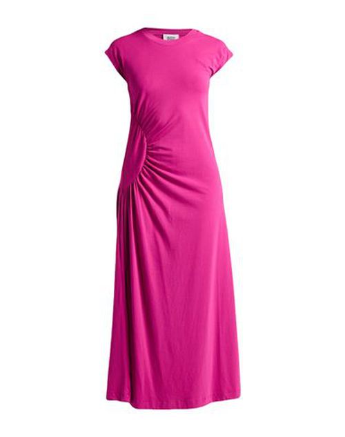 Alpha Studio Woman Maxi dress Magenta Size 6 Cotton, Elastane