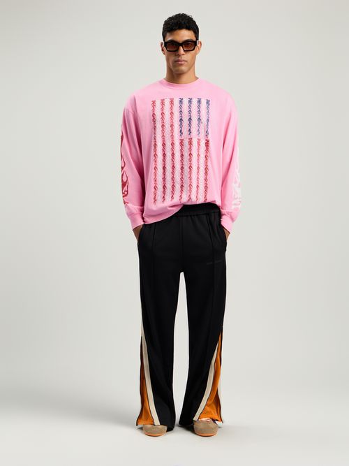 Performance Zipup Track Pants Man  Black