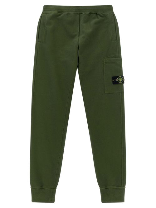 Cargo Pocket with Badge Logo Joggers — olive green