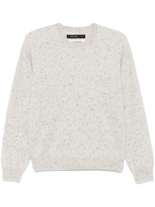 Speckle-knit sweater - Grey