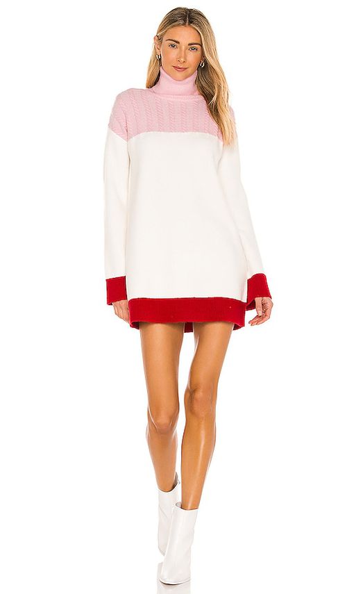 Lovers and Friends Kane Sweater Dress in Black. - S also in