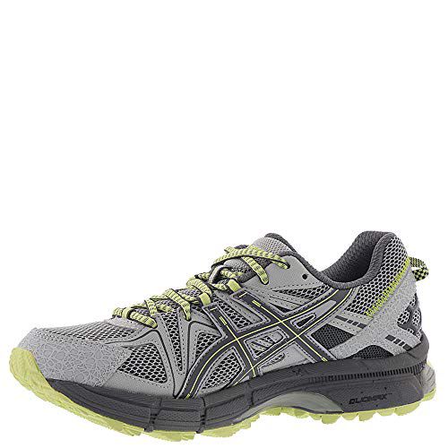 ASICS Women's Gel-Kahana 8 Mid Grey/Carbon/Lime Trail Running Shoe