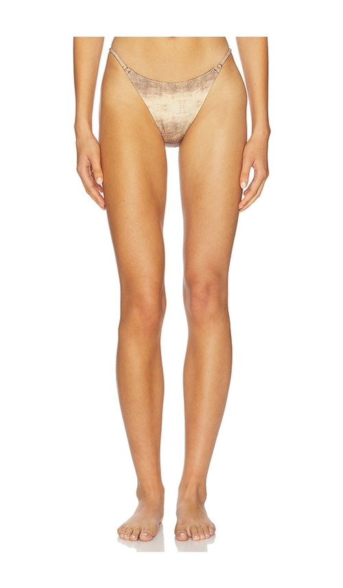 Selia Richwood Amy Bikini Bottom in Brown. - M also in L