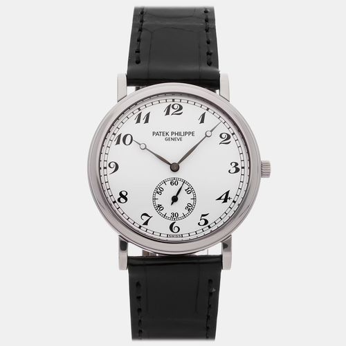 Patek Philippe Calatrava 5022G-012 White White Gold Manual Winding Women's Wristwatch