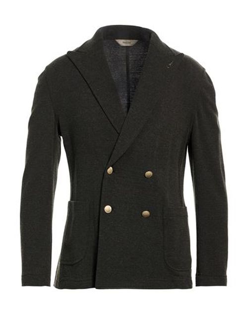 Man Blazer Dark green Size 40 Wool, Polyamide, Cashmere