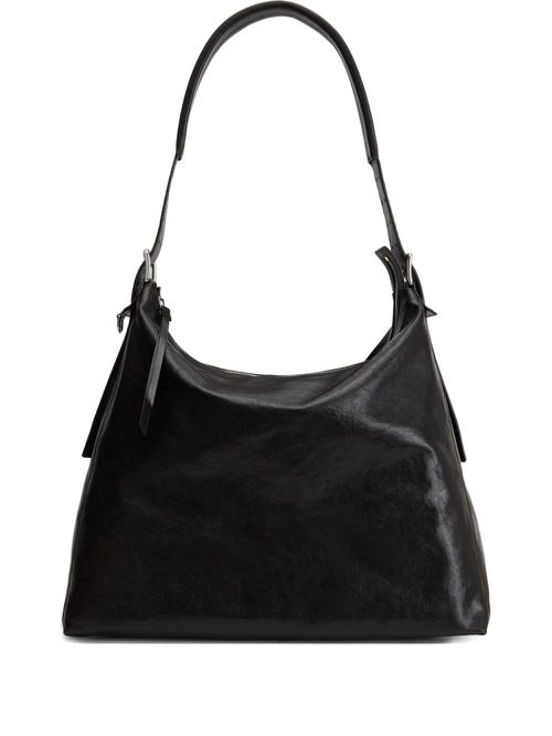 Belted shoulder bag - Black