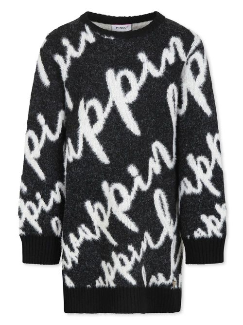 Knitted dress - Black