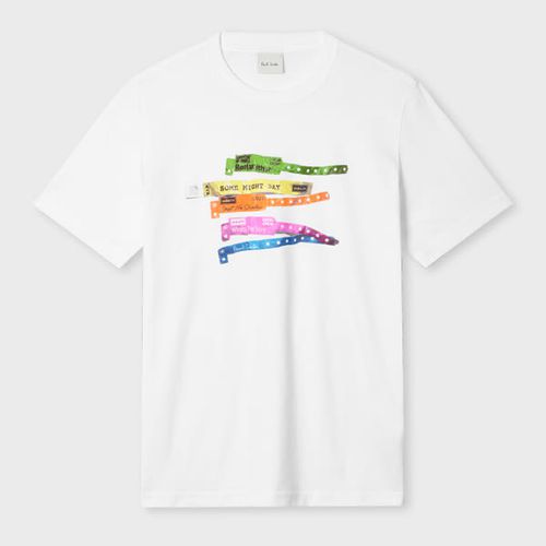 X Oasis - White Wristbands Print T-Shirt