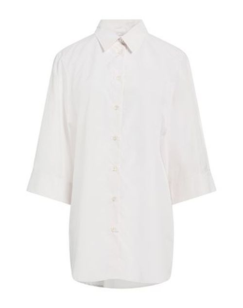 Woman Shirt Light grey Size 4 Cotton, Polyester