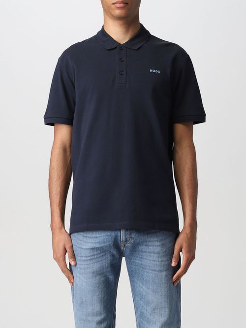 Polo Shirt Men colour Blue
