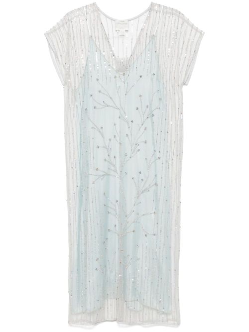Forte Forte sequinned midi dress - White