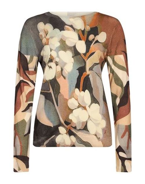 Woman Sweater Brown Size L Merino Wool