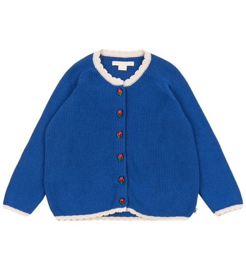 Konges Sløjd Cardigan - Knitted - Lallo - Blue - Konges Sløjd - 9-10 Y 134-140 - Cardigan