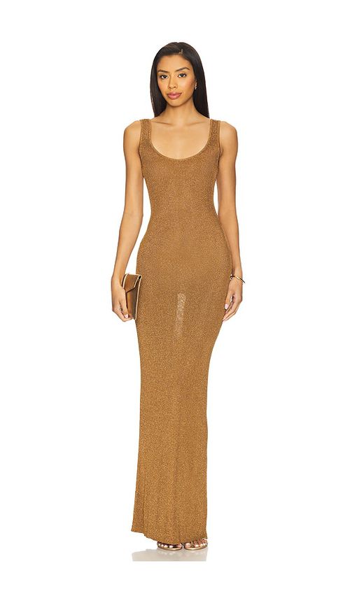 Lovers and Friends KLEID BENILDA in Metallic Bronze. Größe XL. Also in