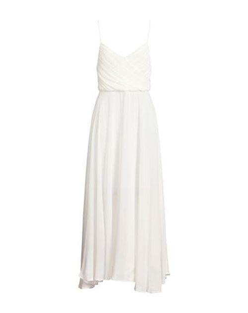 Woman Maxi dress White Size 8 Polyester