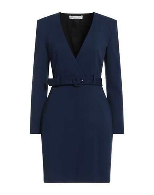 Woman Mini dress Navy Size 4 Viscose, Polyamide, Elastane