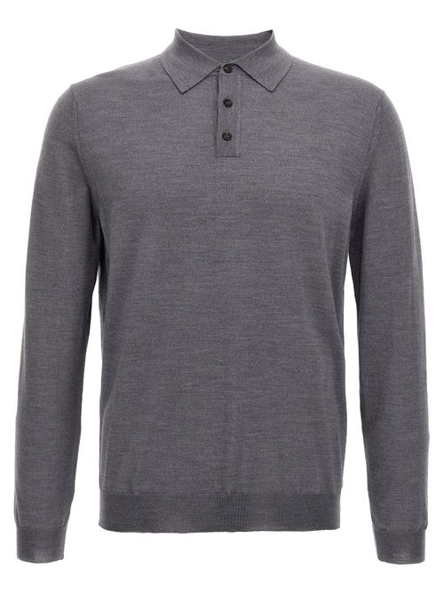 Virgin Wool Polo Shirt
