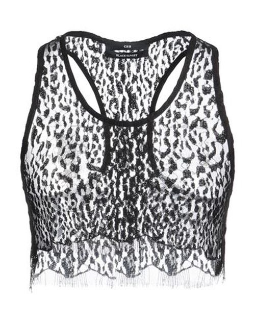 Chb Christian Boaro Woman Top Black Size 6 Viscose, Polyamide