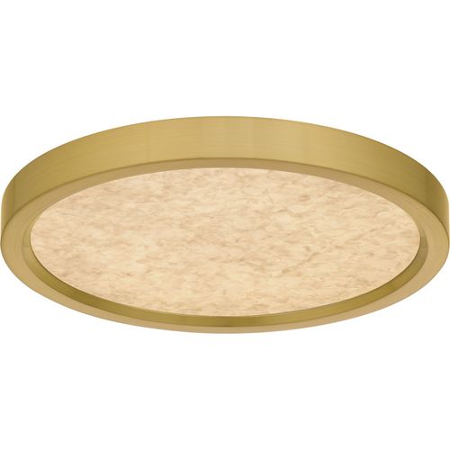 Brushed Gold LED Flush Mount from the Outskirts Collection