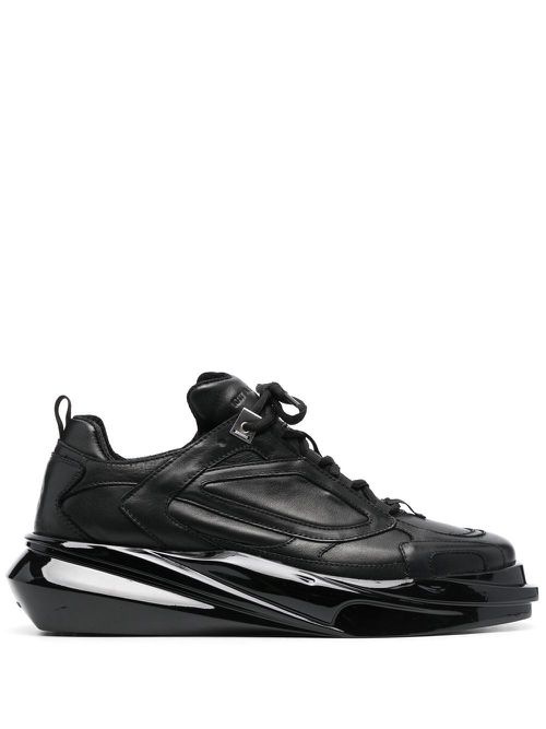 Chunky lace-up sneakers - Black