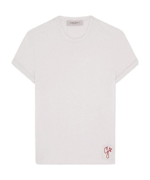 Golden Collection T-shirt in white with a distressed treatment