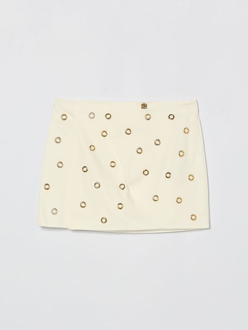 Skirt Kids color White