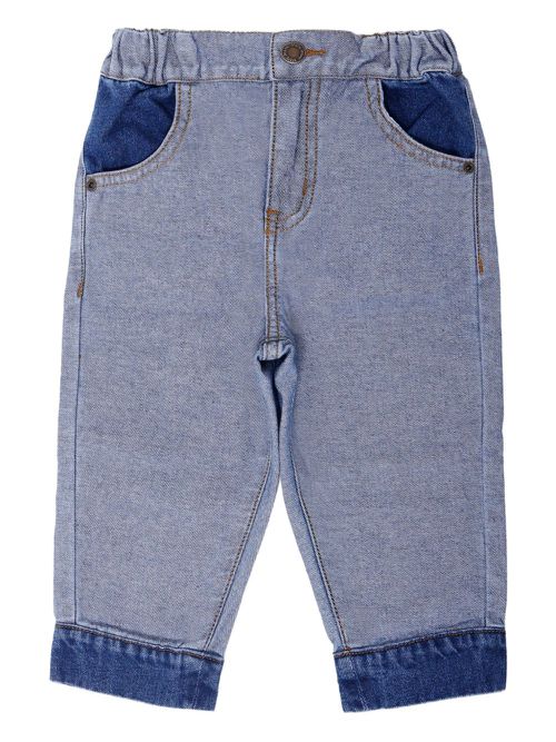 Samara contrast-trim jeans - Blue