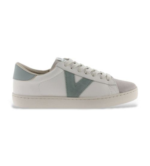 Victoria for woman. 1126142 Berlin leather trainers white (36), Flat, Laces, Casual